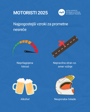 PN vzroki motoristi